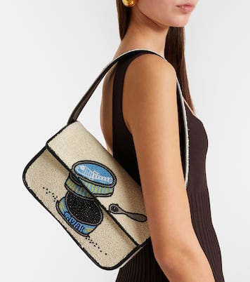 Tommy beaded shoulder bag | Staud