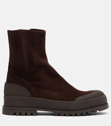 Rugged 스웨이드 앵클 부츠 | Aquazzura