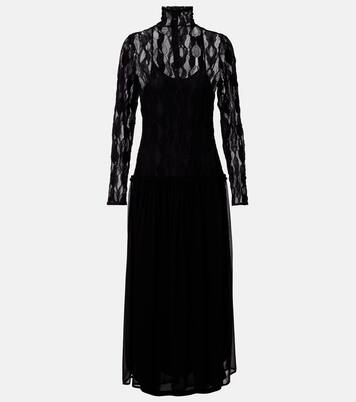 Sybil lace and chiffon maxi dress | Ulla Johnson