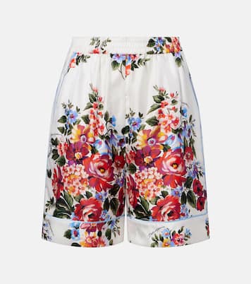 Floral silk twill Bermuda shorts | Dolce&Gabbana