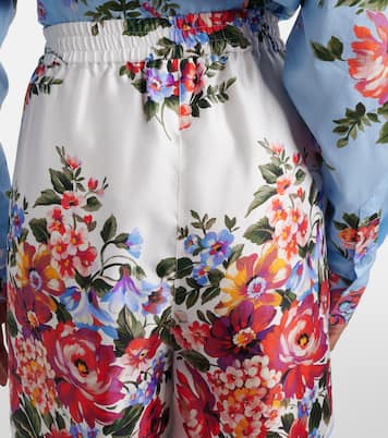 Floral silk twill Bermuda shorts | Dolce&Gabbana