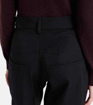 Shon virgin wool barrel-leg pants | Nili Lotan