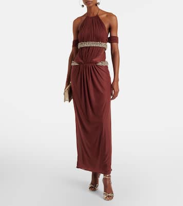 Robe longue à cristaux | The New Arrivals Ilkyaz Ozel