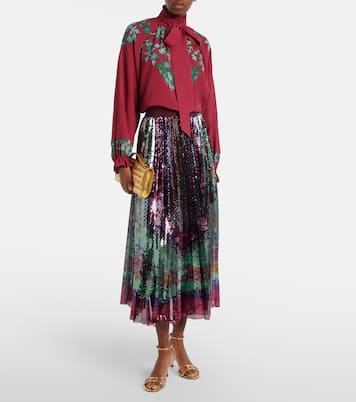 Bluse Cerere aus Satin | La DoubleJ