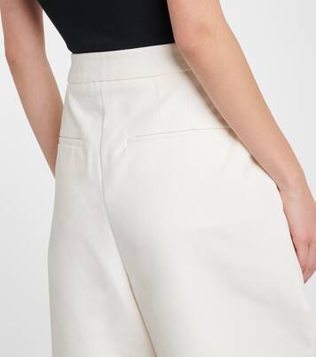 High-rise cotton barrel-leg pants | Róhe