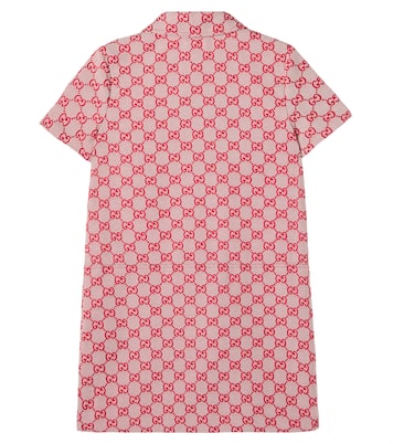 GG cotton-blend canvas dress | Gucci Kids