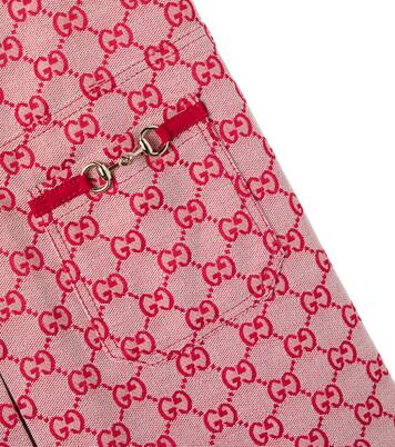 GG cotton-blend canvas dress | Gucci Kids