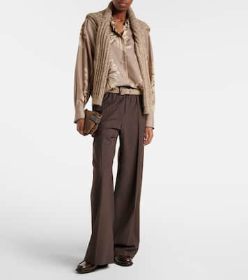 Floral silk shirt | Brunello Cucinelli