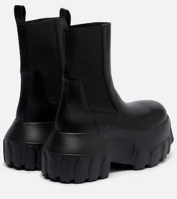 Chelsea Boots Beatle Mega Tractor aus Leder | Rick Owens