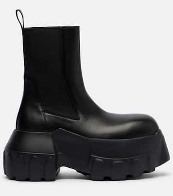 Chelsea Boots Beatle Mega Tractor aus Leder | Rick Owens