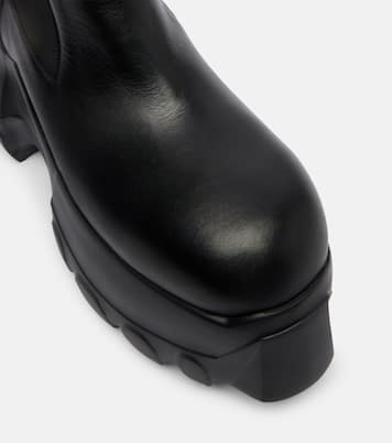 Chelsea Boots Beatle Mega Tractor aus Leder | Rick Owens