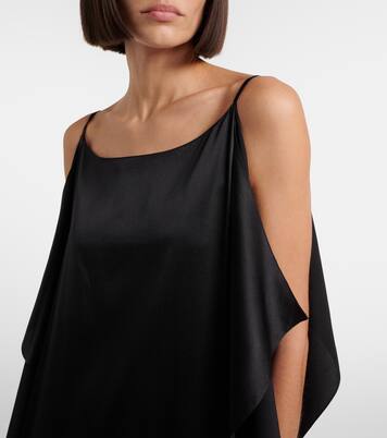 Kylo ruffled silk midi dress | The Row