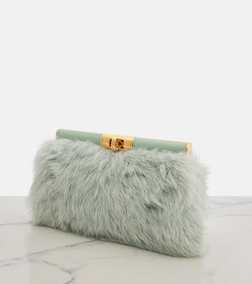 Marlene Small shearling shoulder bag | Dolce&Gabbana