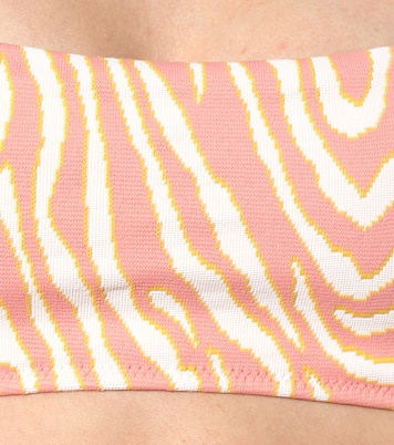 Cape Town zebra-print bikini top | Heidi Klein