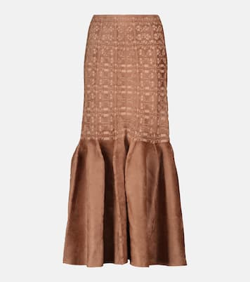 Gonna midi in velluto | Alaïa