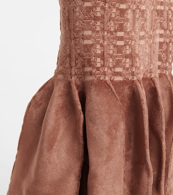 Gonna midi in velluto | Alaïa