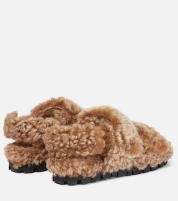 Sandali in shearling | Miu Miu