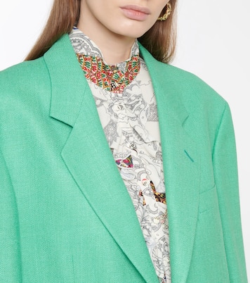 Blazer en laine, soie et lin | Etro