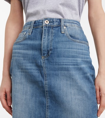 Minifalda vaquera Erin de tiro alto | AG Jeans