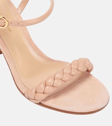 Sandales Cruz 80 en cuir et daim | Gianvito Rossi