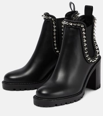 Botines Capahutta de piel con adornos | Christian Louboutin