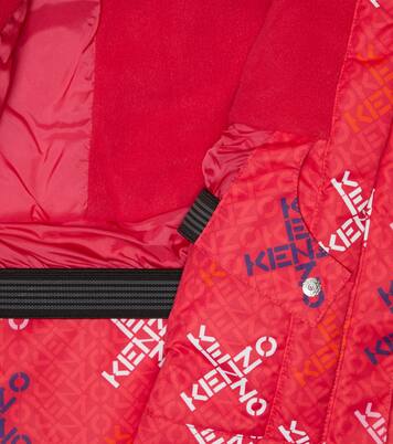 Logo-print padded ski jacket | Kenzo Kids