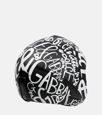 Casco de esquí estampado con logo | Dolce&Gabbana