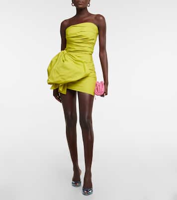 Strapless cotton minidress | Oscar de la Renta