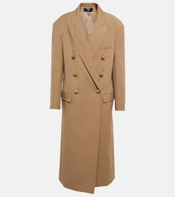 Oversized wool coat | Balmain