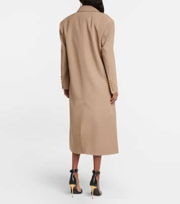 Oversized wool coat | Balmain