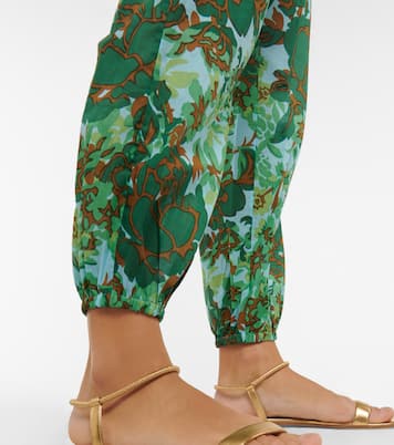 Printed voile pants | Tory Burch