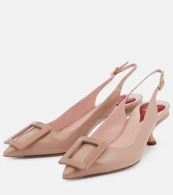 Pumps slingback Virgule in pelle | Roger Vivier