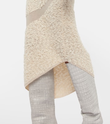 Paneled linen-blend gown | Dion Lee