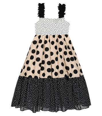 Robe en coton à pois | Monnalisa