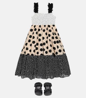 Robe en coton à pois | Monnalisa