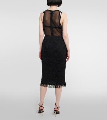 Falda midi de punto | Tom Ford