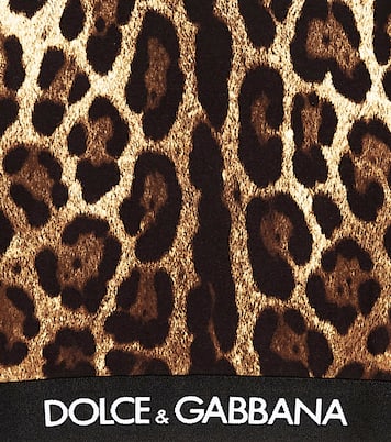 Camiseta en jersey de mezcla de algodón | Dolce&Gabbana Kids