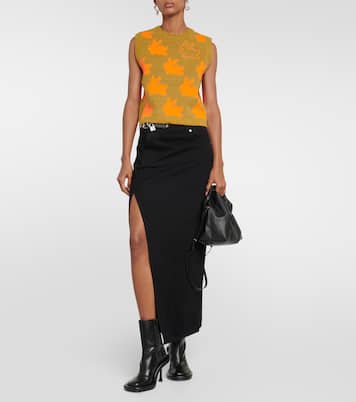 Jupe longue asymétrique en jean | JW Anderson