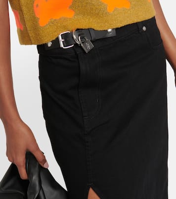 Jupe longue asymétrique en jean | JW Anderson