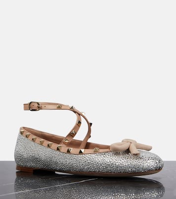 Verzierte Ballerinas Rockstud | Valentino Garavani
