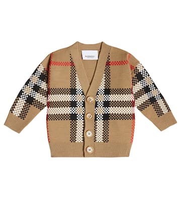 Bébé – Cardigan Vintage Check en laine mélangée | Burberry Kids