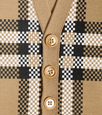 Bébé – Cardigan Vintage Check en laine mélangée | Burberry Kids