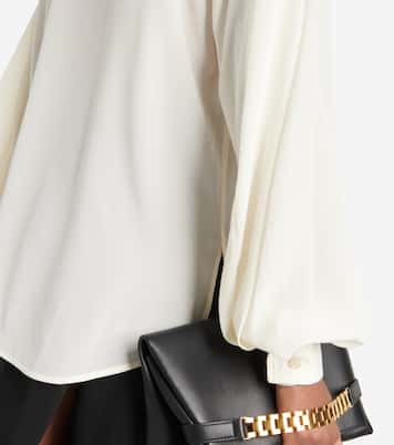 Blusa in seta con volant | Victoria Beckham
