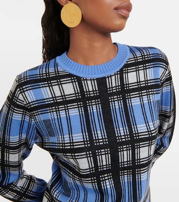 Tessa checked wool sweater | Dodo Bar Or
