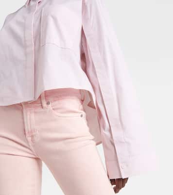 Cropped-Hemd aus einem Baumwollgemisch | Victoria Beckham