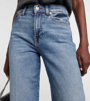 Lotta Luxe Vintage high-rise wide-leg jeans | 7 For All Mankind