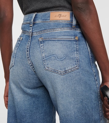 Lotta Luxe Vintage high-rise wide-leg jeans | 7 For All Mankind