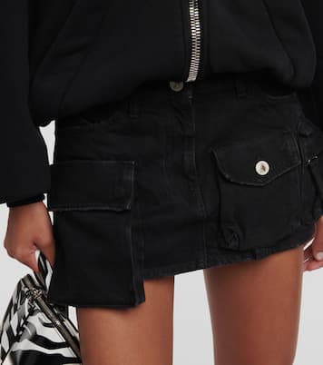 Mini-jupe cargo en jean | The Attico
