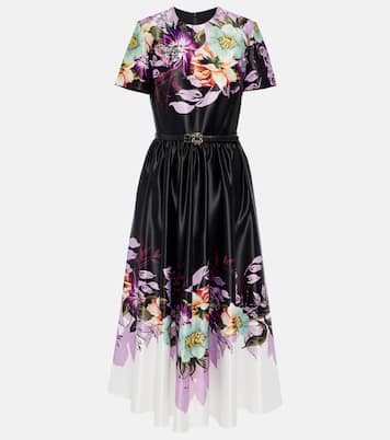 Vestido midi floral | Elie Saab