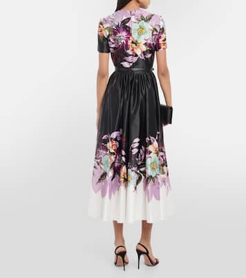 Vestido midi floral | Elie Saab